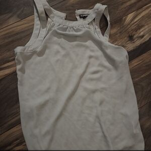 Express Women's Light Gray Tank Top